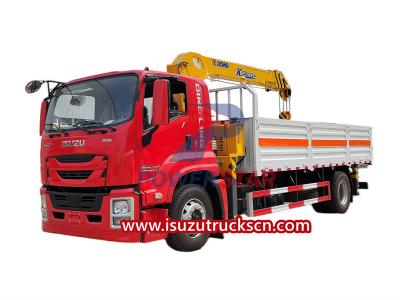 ISUZU GIGA truck mounted crane for sale