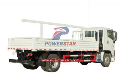 ISUZU GIGA Iron Wood Structure Dropside Lorry Truck for sale