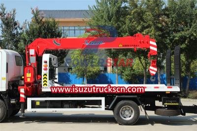 ISUZU recovery truck mounted boom crane export Grenada