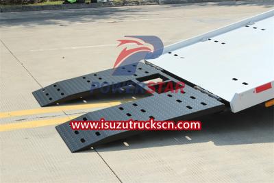 ISUZU recovery truck mounted boom crane export Grenada