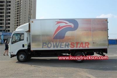 New Isuzu Aluminum van truck with factory direct sale