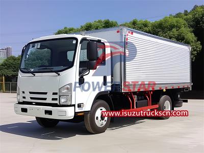New Isuzu Aluminum van truck with factory direct sale