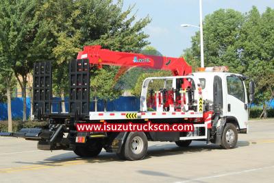 ISUZU recovery truck mounted boom crane export Grenada