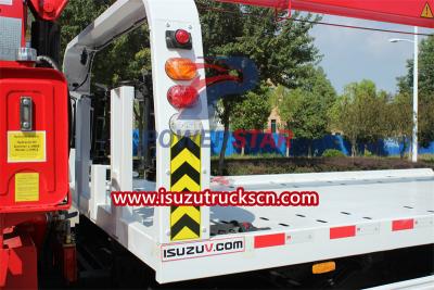 ISUZU recovery truck mounted boom crane export Grenada