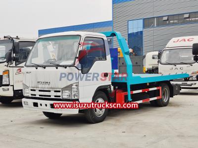 ISUZU 100P recovery rescue 3tons road wrecker towing truck