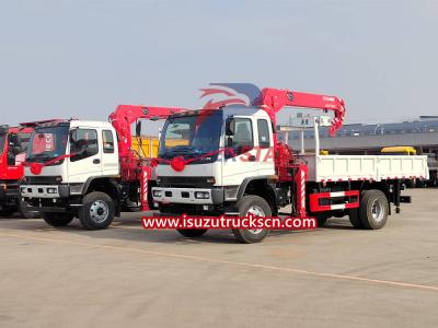 Isuzu 4x4 All Wheel Drive Boom Crane Truck