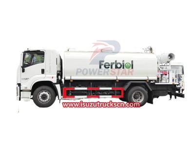 4000 gallon water sprinkler truck Isuzu Giga
