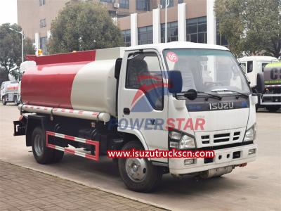 ISUZU 600P mobile fuel tank truck for sale