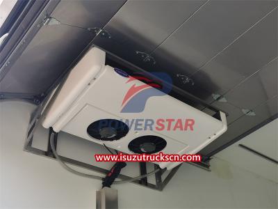 ISUZU freezer van with Carrier refrigeration unit