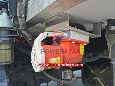 ISUZU freezer van with Carrier refrigeration unit