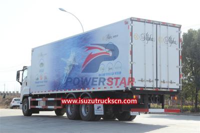 ISUZU GIGA freezer van with Carrier refrigeration unit