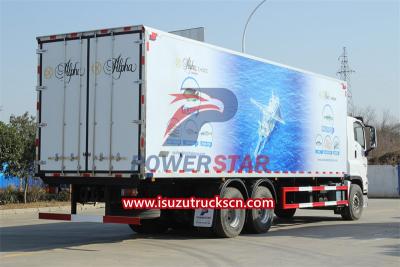 ISUZU GIGA freezer van with Carrier refrigeration unit