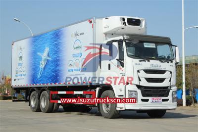 ISUZU GIGA freezer van with Carrier refrigeration unit