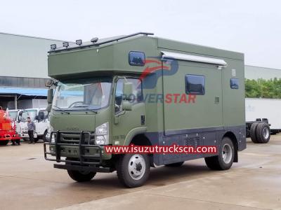 Isuzu Camper Truck Bed Camper RV Caravan with toilet and kitchen for sale