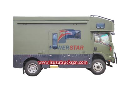 Isuzu Camper Truck Bed Camper RV Caravan with toilet and kitchen for sale