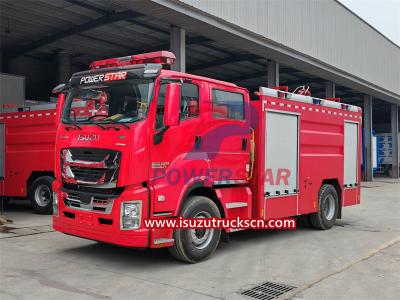 ISUZU GIGA 6 wheeler foam fire truck