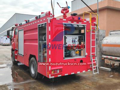 Isuzu Giga Water Foam Tank Fire Fighting Tender for Philippines