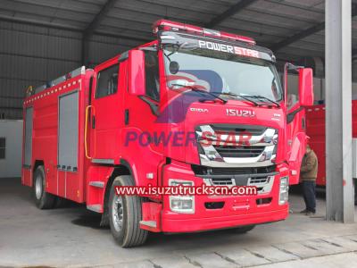 Isuzu Giga Water Foam Tank Fire Fighting Tender for Philippines