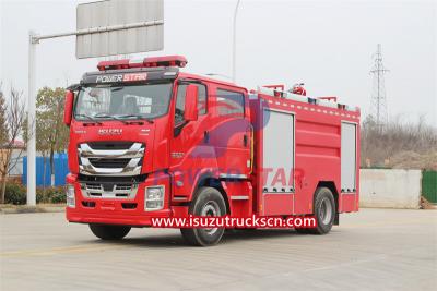 ISUZU GIGA 5000 liters foam fire truck