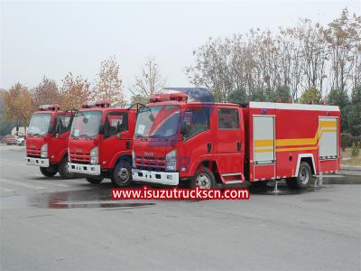 Philippine Isuzu NPR emergency fire tender truck