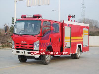 Philippine Isuzu NPR emergency fire tender truck
