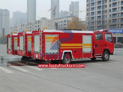 Philippine Isuzu NPR emergency fire tender truck