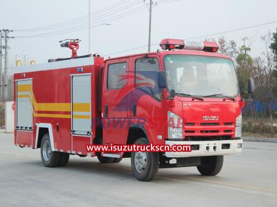 Philippine Isuzu NPR emergency fire tender truck