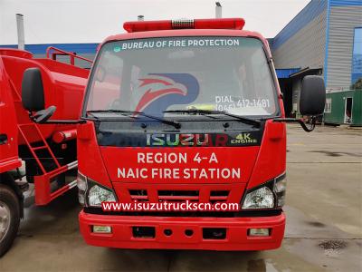 Philippine Isuzu 600P water tender fire truck