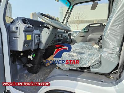 ISUZU 4000L 4×4 vacuum tank truck with 4 wheeler
