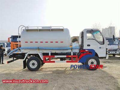 ISUZU 4000L 4×4 vacuum tank truck with 4 wheeler