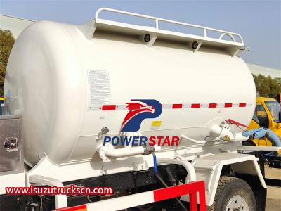ISUZU 4000L 4×4 vacuum tank truck with 4 wheeler
