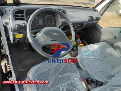 ISUZU 4000L 4×4 vacuum tank truck with 4 wheeler