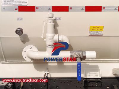 ISUZU 4000L 4×4 vacuum tank truck with 4 wheeler