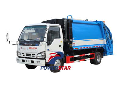 Isuzu 4HK1 engine garbage compactor truck - PowerStar Trucks