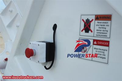 Philippine Isuzu 6cbm trash crusher truck