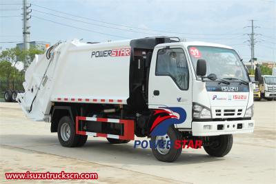 Philippine Isuzu 6cbm trash crusher truck