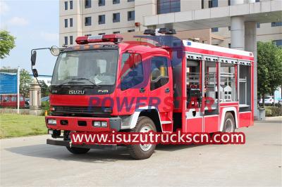 Isuzu heavy rescue fire truck on sale