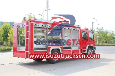 Isuzu heavy rescue fire truck on sale