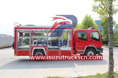 Isuzu heavy rescue fire truck on sale