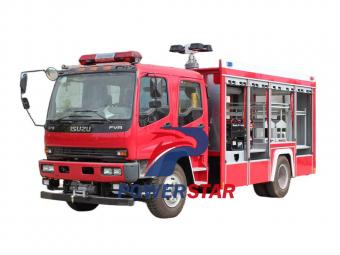 Isuzu heavy rescue fire truck on sale