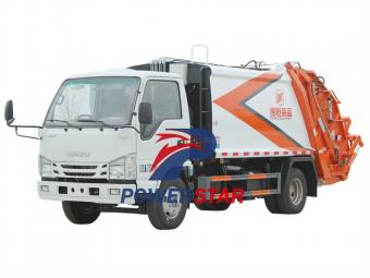 Isuzu 5 yard refuse compactor truck on sale