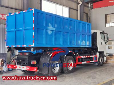ISUZU GIGA 6×4 hook lift garbage truck