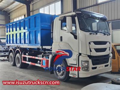 ISUZU GIGA 6×4 hook lift garbage truck