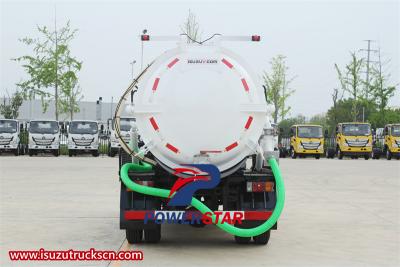 Isuzu NKR vacuum tanker truck