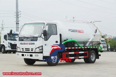 Isuzu NKR vacuum tanker truck