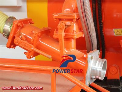 Isuzu 100P sewage vacuum pump truck