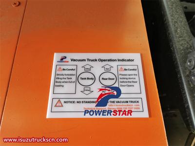 Isuzu 100P sewage vacuum pump truck