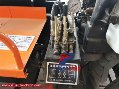 Isuzu 100P sewage vacuum pump truck