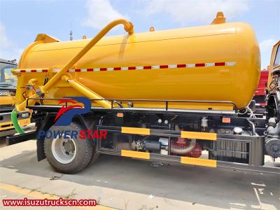 Philippine Isuzu Chassis Truck Sewage Tanker
