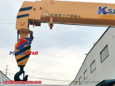 Philippine Isuzu ELF 4 ton lorry crane truck